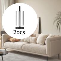 2 vnt. Reguliuojamos baldų kojos Pakeitimas Modernios sofos kojos Atrama Skalbimo mašinai Oro 6cm sidabras