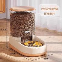 Automatinis naminių gyvūnėlių vandens ir maisto fontanėlis šunims ir katėms Feeder-3.8L