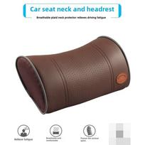 Leather Memory Foam Car Neck Pillow Headrest Accessory Side Support 24*19.3*8.8, Rear Support 24*15*10