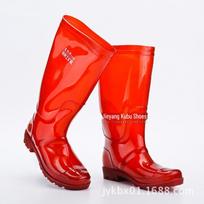 Vyriški neslystantys vandeniui atsparūs PVC rudi lietus batai, aukštakulniai kalnakasių guminiai batai, darbo apsaugos avalynė. Average size 39-43 (order in multiples of 20) ruda