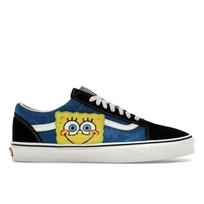 SpongeBob SquarePants x Vans Old Skool Batai su šypsenėlės pleistru Unisex Mėlyni Juodi VN0A38G19XD 36.5