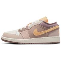 Air Jordan 1 Low SE Craft GS Inside Out - Taupe Haze Vaikams Sportbačiai Rudo Tan Mėtų Putų Dangaus Aukso DZ4465-200 36