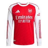 Adidas Arsenal dryžuotas raidinis ilgomis rankovėmis futbolo marškinėliai vyriški viršutiniai drabužiai šviesiai raudonas JJ1833 L