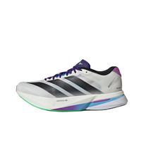 adidas Adizero Boston 13 vyriški sportbačiai „Core White Core Black Lime Burst“ JS4946 40⅔