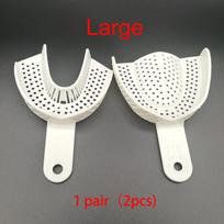 Dantų atspaudų plastikinės kasetės be tinklelio Kasetės odontologijos laboratorijos medžiaga Dantų laikikliai Kasetės Odontologo įrankiai