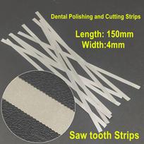 Dantų metalo poliravimo lazdelė poliravimo pjovimo juostelės su dantukais Dentist Tools Medžiagos Visa juostelė dantyto krašto dantų balinimo medžiagos 4 mm 5 pieces