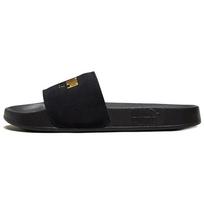 Puma Leadcat Suede Šlepetės Juodos Team Gold Unisex Sportbačiai 365758-01 35.5