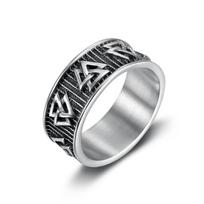 S925 sidabrinis žiedas Viking ring unisex Viking legend žiedas 8