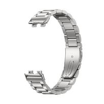 Nerūdijančio plieno apyrankė, skirta „Huawei Band 9 8“ laikrodžio dirželiui, metalinė apyrankė, skirta „Huawei Band 10 Business“ dirželio pakeitimui. For Huawei Band 9 sidabras