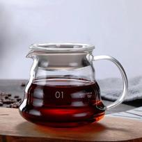 Stiklinis kavos lašintuvas su puodeliu – Daugkartinio naudojimo V60 filtras, Aukšto borosilikatinio stiklo, Japoniško stiliaus 300ML