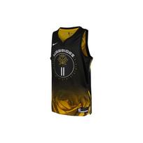 Nike Golden State Warriors City Edition Krepšinio marškinėliai Unisex Viršutiniai drabužiai Juodi DO9593-011 S