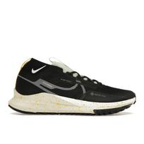 Nike React Pegasus Trail 4 GORE-TEX Juodi Ryškiai Geltoni Vyriški Bėgimo Bateliai Kokoso Pieno Balti DJ7926-005 40