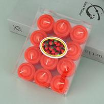 Apvali žvakė Arbatinė žvakė Vakarienės žvakė Viešbučio šilta arbata KTV Stiklinė žvakė Baro žvakė Poros reikmenys Žvakė cylindrical red (pack of 12) red