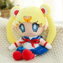 Anime Jūreivė Mėnulis Pliušinė Pagalvė Kawaii Tsukino Usagi Pliušiniai Žaislai Kambario Dekoras Chiba Mamoru Kimštas Lėlė Mergaitiškos Dovanos Gimtadienio Dovana