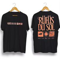 NAUJIENA! Rufus Du Sol 2025 Inhale/Exhale Pasaulinio turo ’25 Marškinėlis REPRINT Visų dydžių XL
