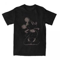 202526 Vasaros mados Mickey marškinėliai Y2k Minnie Mouse kepuraitė Spausdinta 100% medvilnės marškinėliai Unisex laisvi marškinėliai S