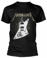 Metallica Papa Hett Guitar Black Tee Metal Hetfield Unisex marškinėliai S