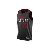 Nike Dri-Fit NBA Swingman marškinėliai 2023/24 Miami Heat Butler #22 Quick-Dry liemenė Vyrams Juoda DX8508-011 L black