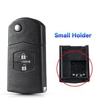 2 3 mygtukų nuotolinio valdymo automobilio raktų dėklas Fob Shell atverčiamas, sulankstomas Mazda 2 3 5 6 M6 MX5 CX5 CX7 CX9 RX8 2011–2015 m. 2 Buttons Small Holder