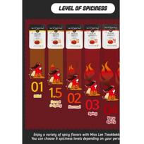 [Panelė Lee] Korėjietiškas tteokbokki topokki ryžių kukuliai padažo milteliai 6 skonių Lv.1 / 50g x 5 packs