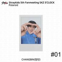 STRAY KIDS 5-asis gerbėjų susitikimas SKZ 5'CLOCK Oficialus MD Skardinė dėžutė Polaroidas KPOP K-POP Changbin - Polaroid #1