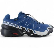 Salomon Speedcross 6 GTX - GORE-TEX - Vyriški takų bėgimo batai Bėgimo batai Mėlyni 477649 ORIGINALŪ EU 40 UK 6.5 mėlyna