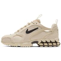 Stussy x Nike Air Zoom Spiridon Caged 2 Fossil Unisex Bėgimo bateliai Rudo juodo CQ5486-200 44