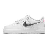 Nike Air Force 1 LV8 GS Balti Juodi Vaikams Sportbačiai Very-Berry Metallic-Silver DC9651-100 35.5