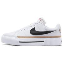 Nike Court Legacy Lift Balti Kanapių Moteriški Sportbačiai Komandinės Oranžinės Juodos DM7590-100 35.5 white