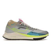 Nike React Pegasus Trail 4 GORE-TEX Pilkas Vilkas Volt Vyriški Bėgimo Bateliai Stadiono Žalias DJ7926-002 40.5