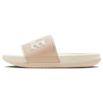 Nike Offcourt šlepetės Sail Sanddrift Moteriški sportbačiai Kreminės Alyvuogių žalumos Šviesiai dramblio kaulo FQ7005-131 35.5