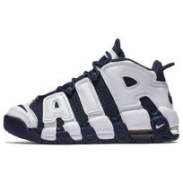 Nike Air More Uptempo Olympic Sintetinės odos Patogūs Neslystantys Smūgius Sugeriantys Patvarūs Vidutinio aukščio Vaikų Krepšinio Batai 415082-104(2020 m) 35.5