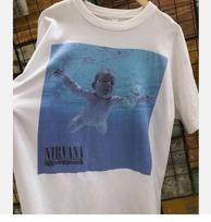 Nirvana Nevermind, 90-ųjų vintažiniai grafiniai marškinėliai S
