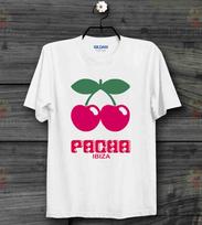 Pacha Ibiza House Šauni Šokių Erdvė Privilege Balta Sala Unisex Marškinėliai B502 S