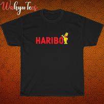 Nauja!  HARIBO Guminukų Meškiukų Logotipas Juoda  Pilka  Tamsiai Mėlyna  Balta Dydis S-5XL Unisex Marškinėliai 4XL