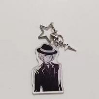 Anime BSD Dazai Osamu ir Chuuay Raktų pakabukas Bungou Stray Dogs Soukoku Įkvėpimas Akrilinis Raktų pakabukas Kuprinės Raktų pakabukas Pakabukas Dovanos