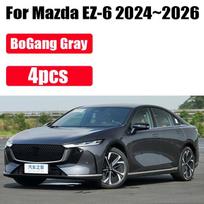 Automobilio sparnas Mazda EZ-6 priedai 6e 2025~2026 Apsaugos purvo atvartai Purvo apsaugai Priekinio rato purvo apsaugai Kepimo dažais purvo atvartai
