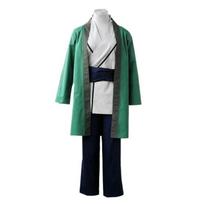 SCIONE Anime animacinių filmų „Tsunade Cosplay“ kostiumų uniforma, vakarėlis Helovino žalias kimono komplektas XS