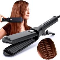 Professional Hair Curler Curling Iron Wand Electric Corrugation Plate Clip Ceramic Corrugated Wave Corn Irons Wave Curler Iron US