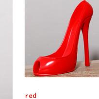 Creative Resin High Heel Shape vyno lentyna Raudonojo vyno lentyna namų dekoravimui raudona