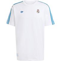 Adidas Originals Real Madrid Terrace Icons Football Soft Knit Loose Short Sleeve T-Shirt Men Tops JN3064 2XL