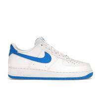 Nike Air Force 1 07 Balti Photo Blue Vyriški sportbačiai FJ4146-103 42.5