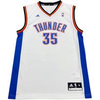 Adidas X NBA Collaboration Oklahoma City Thunder Durant Fashion Comfortable Soft Skin-Friendly Basketball Jersey Unisex jersey White 7818A-3CS-AEB1104 S