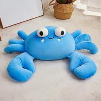 Minkštas mažas krabo lėlės pliušinis žaislas gulintis krabo lėlė vaikai lydi raminanti pagalvė skudurinė lėlė 18cm（0.05kg）