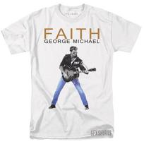 George Michael marškinėliai Faith Merch Koncertinė kelionė Vntg Grafinis dizainas T-shirt 4XL