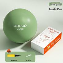 25 cm Pilates kamuolys dubens dugnui ir pogimdyvinei jogai, komplekte su pompa, stiprina sėdmenis 25cm žalia