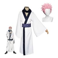 Cosplay Kostiumai Jujutsu Kaisen Ryomen Sukuna Vyrams Moterims Apranga Japonija Kimono Helovinas Karnavalas Uniforma Balta Anime Drabužiai L