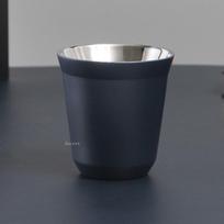 Dvigubos sienelės nerūdijančio plieno espreso puodelis Nespresso Pixie izoliacija Kavos formos mielas kapsulės termosas Puodeliai 80ml 80ML tamsiai mėlyna spalva