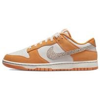 Nike Dunk Low Safari Swoosh - Kumquat Vyriški sportbačiai Oranžiniai Šviesiai kauliniai Tamsiai medienos DR0156-800 42.5