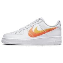 Nike Air Force 1 Low '07 Purškiamų dažų Swoosh Balti Saugiai oranžiniai sportbačiai FJ4228-100 38